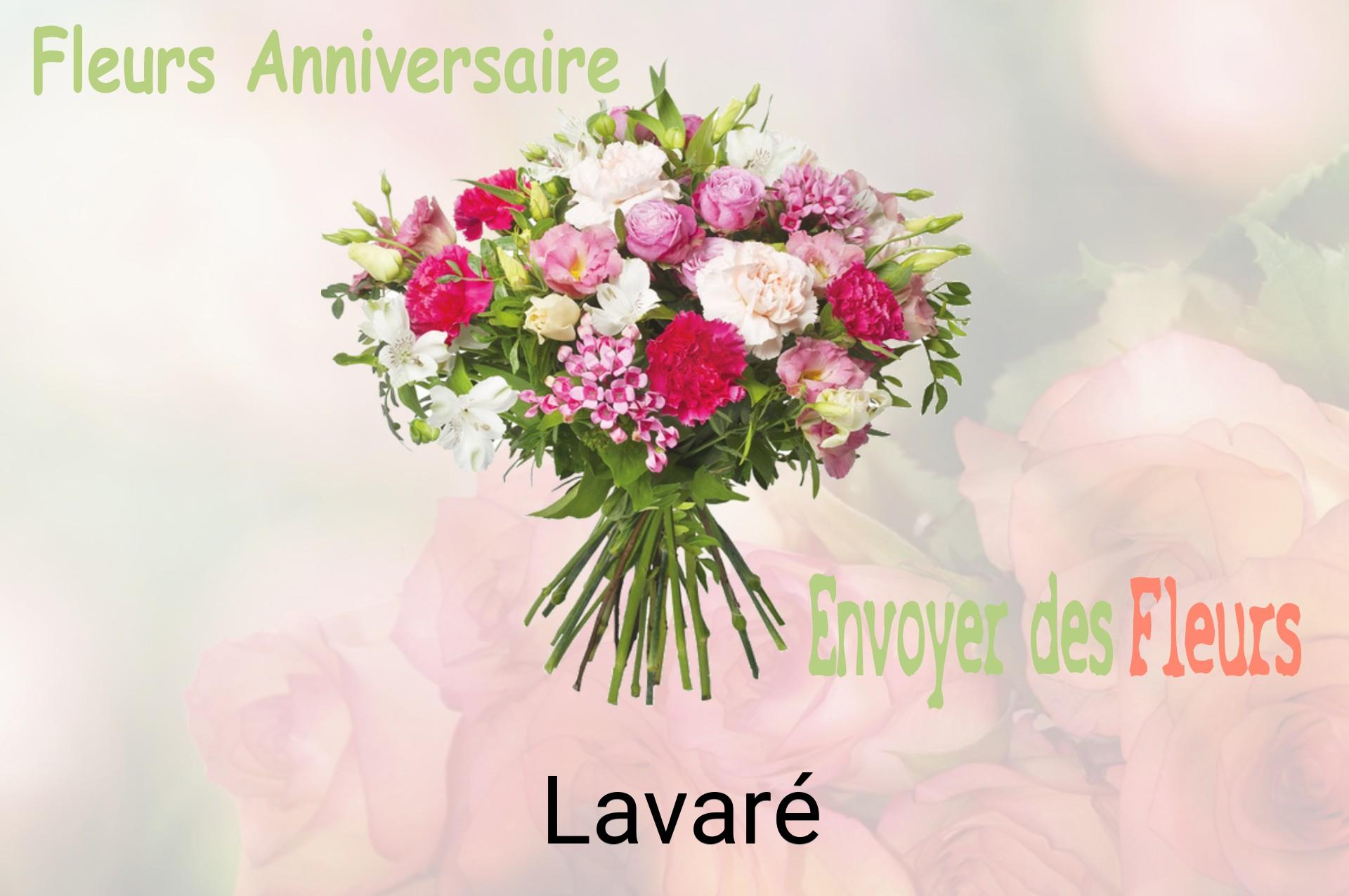 Bouquet de fleurs d’anniversaire livré à Lavaré