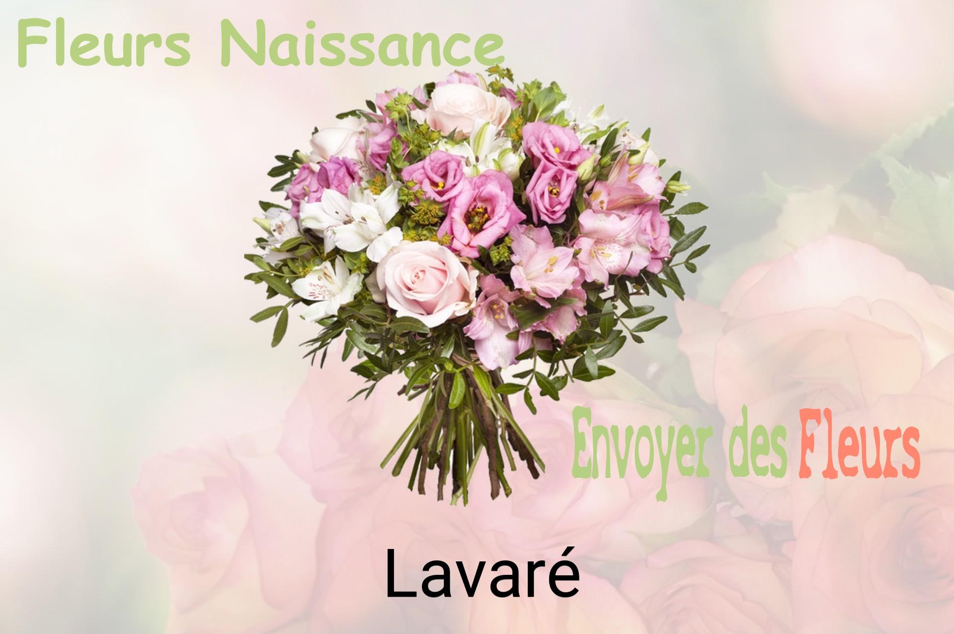 Bouquet de fleurs de naissance livré à Lavaré